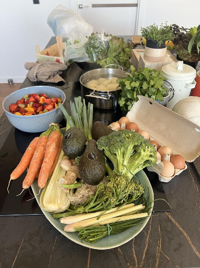 Courses au marche Alice Finot